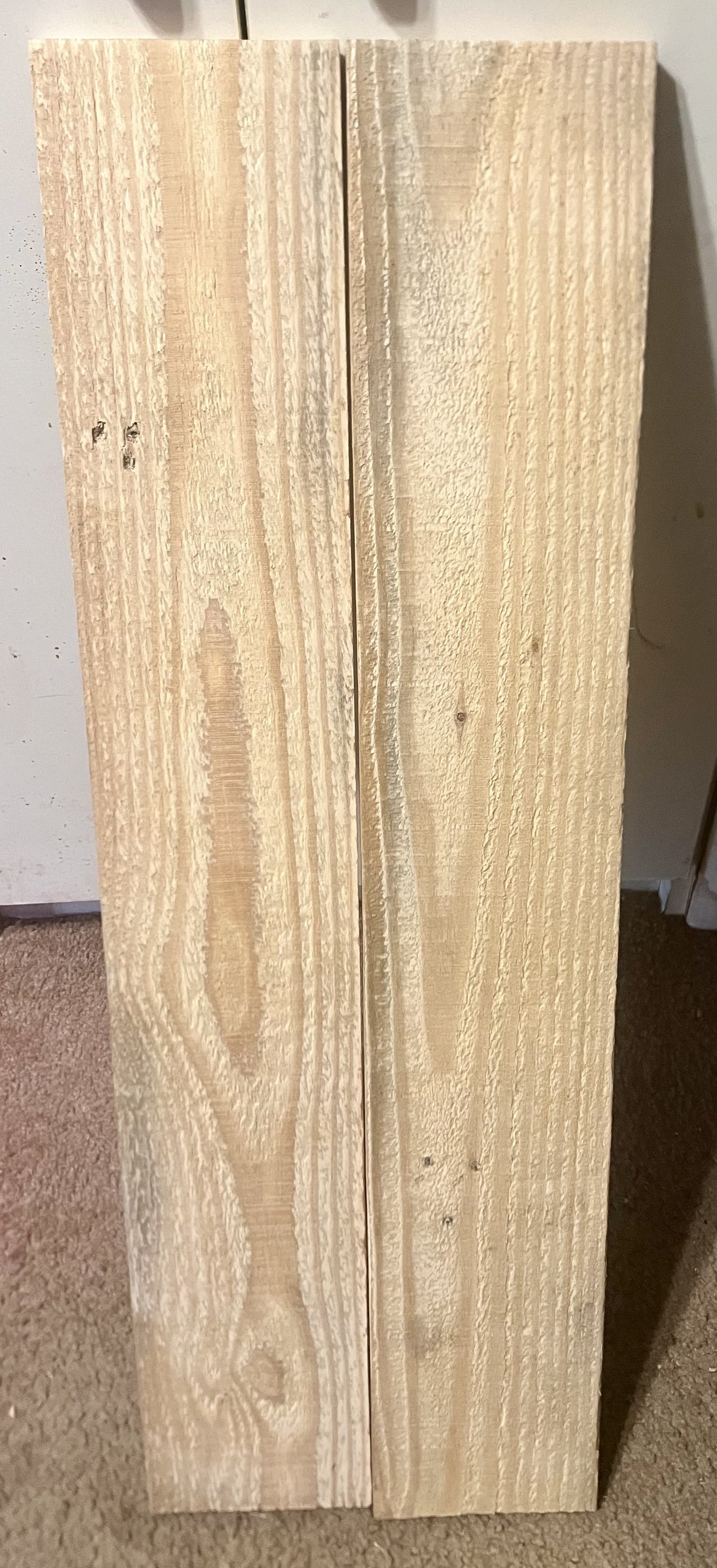 Yellow Heart Pine Shelves